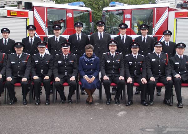 The newest members of the West Sussex Fire and Rescue Service