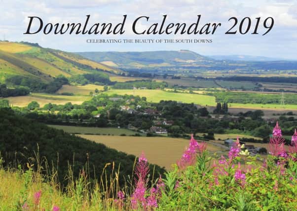 Front cover of the 2019 Downlands calender produced by the residents of Fulking