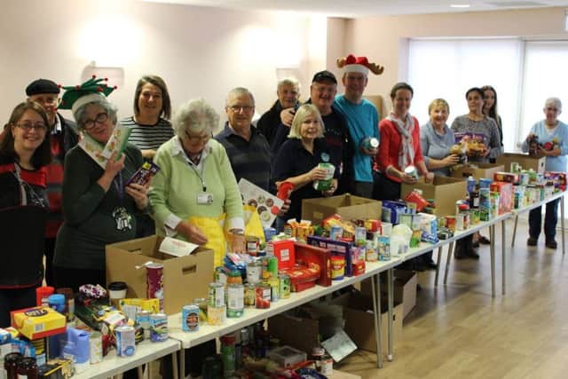 Festive hampers have been delivered to families and individuals in need this Christmas