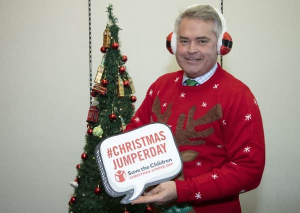 East Worthing and Shoreham MP Tim Loughton supports Christmas Jumper Day for Save the Children