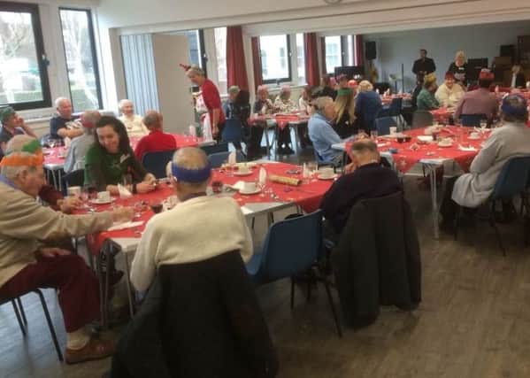 The free Christmas Day lunch held in Shoreham last year