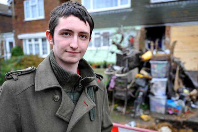 Adam Noakes was hailed as a 'hero' for his actions during the fire. Pic: Steve Robards