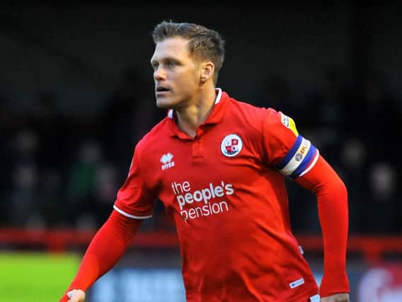 Crawley Town midfielder Dannie Bulman wants Reds to get back to winning ways. Picture by Steve Robards