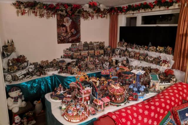 Mayor of Littlehampton Billy Blanchard-Cooper and his husband Chris have transformed their home into an Aladdin's cave of decorations