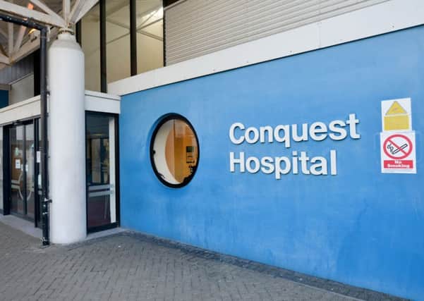 Conquest Hospital, Hastings. SUS-170118-125056001