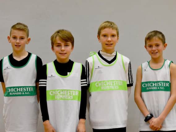Chichester's under-11 relay team / Picture by Lee Hollyer