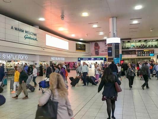 Passengers faced flight cancellations due to ongoing drone activity around the airfield