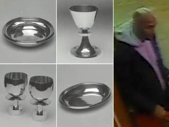 The stolen silverware (Photograph: Sussex Police)