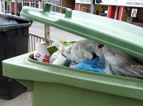 Bins have been left out on the 'wrong' days for collection