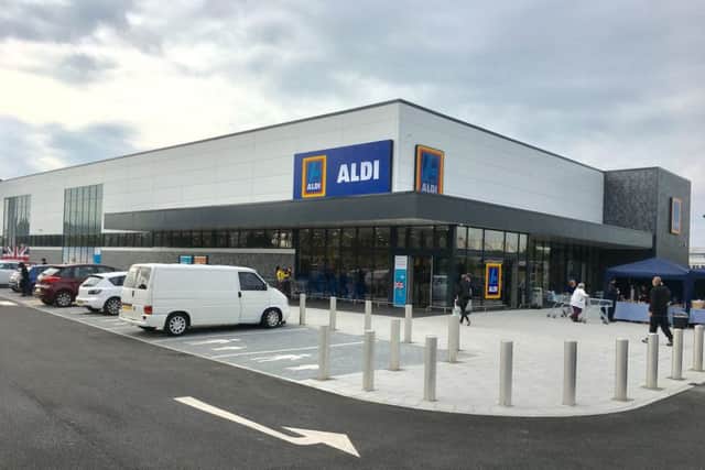 Aldi in Manor Retail Park, Rustington, partnered with The Empty Plate Cafe in Worthing this Christmas