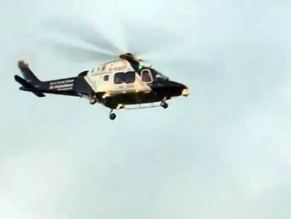 A man was airlifted to hospital after falling from a cliff near Beachy Head, Eastbourne
