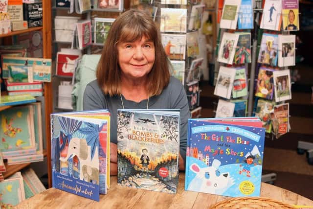 DM18102789a.jpg. Book signing with Julia Donaldson at Steyning Bookshop as she celebrates the release of three new books Ã¢Â¬ Animalphabet - The Girl, the Bear and the Magic Shoes - Bombs and Blackberries. 
 Photo by Derek Martin Photography. SUS-181020-200632008
