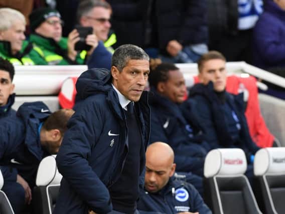 Brighton manager Chris Hughton. Picture by PW Sporting Photography.