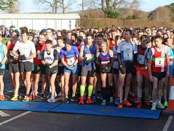 Ready for the off at the Chichester Priory 10k / Picture by Derek Martin