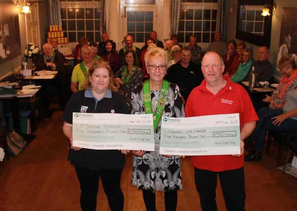 Court South Sussex of the Ancient Order of Foresterss annual charity cheque presentation SUS-181218-095609001