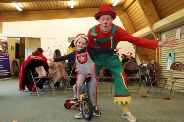 Learning circus skills with Circus PaZaz. Photo: Paul Mansfield