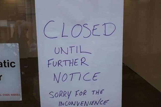 The Post Office in Haywards Heath has closed due to staff issues. Picture: Haywards Heath Town Council