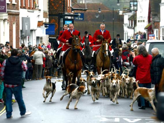 A Boxing Day hunt in Lewes
