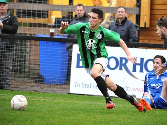 Greg Luer in action for Burgess Hill Town