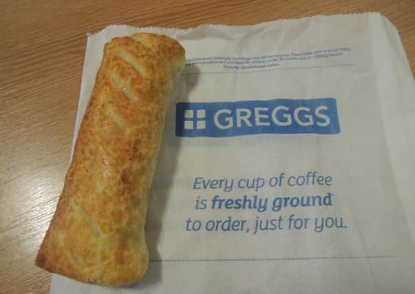 Greggs traditional sausage rolls are the bakery chain's best-selling items