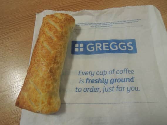 Greggs vegan sausage rolls are available in a number of stores today