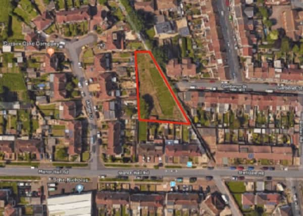 Four new homes are proposed on land east of Manor Close