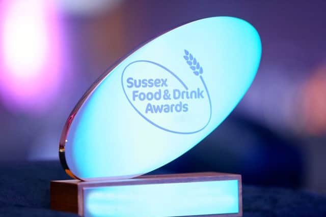 Sussex Food and Drink Awards trophy