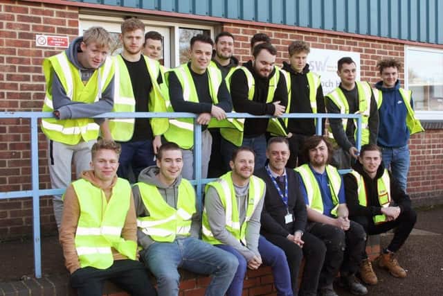 Apprentices at Steve Willis in Burgess Hill in January last year. Photo by Derek Martin Photography