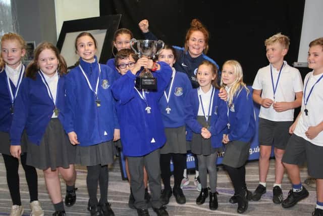 The winning team from Cottesmore St Mary Catholic Primary School in Hove