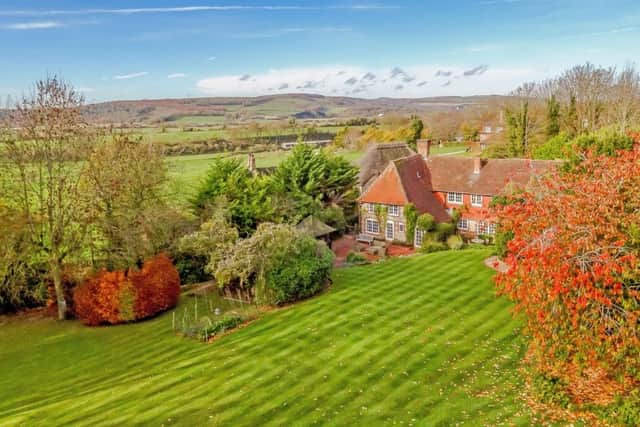 This stunning home has beautiful views across the Arun Valley