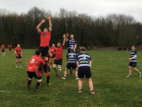 Lineout action. Picture by Dereck Wade