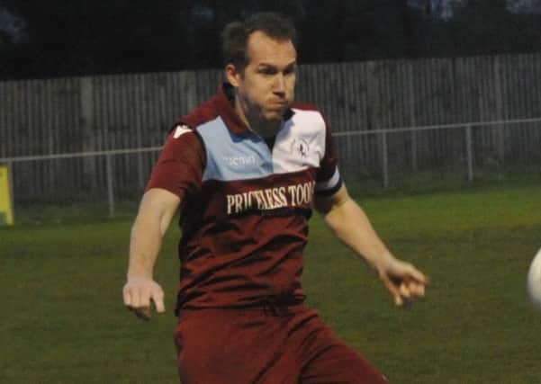 Lewis Hole claimed Little Common's second goal in their 5-2 defeat at home to Peacehaven & Telscombe