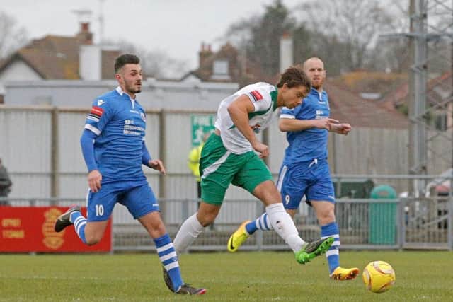 Craig Robson was another defender who impressed at Bognor / Picture by Tim Hale