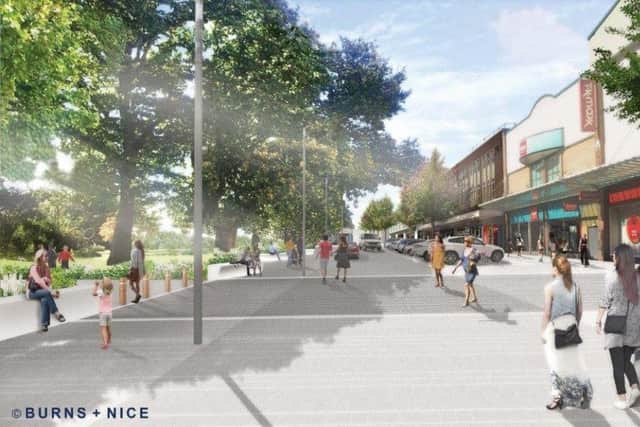 This shows how Queensway will look after the work