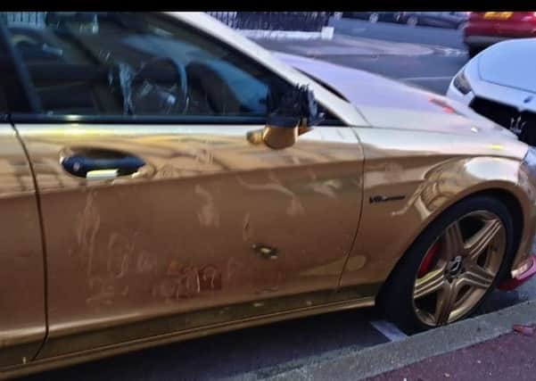 A woman has been charged after a car belonging to the owner of Eastbourne and Hastings piers was damaged. Picture supplied by Brett McLean