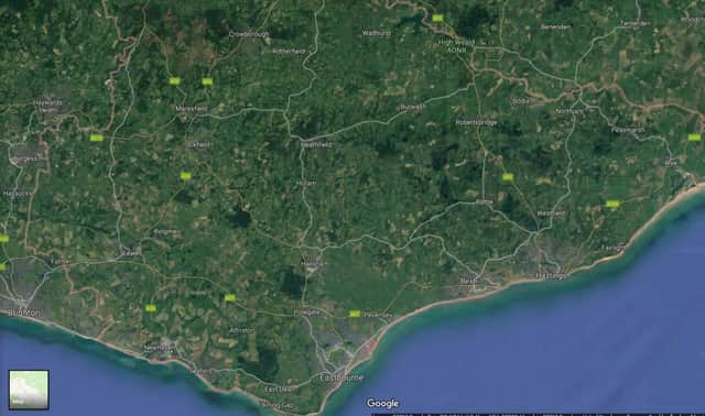 East Sussex - Google Maps