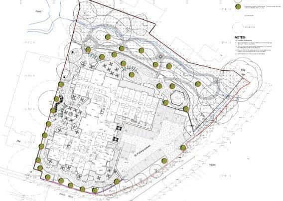 Plans show the scale of the proposed care home in Kings Drive