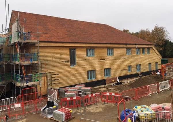 The new St Wilfrids Hospice Sussex Barn building