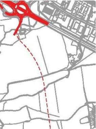 Fishbourne roundabout to Birdham Road A286 link road.
Peter Brett Transport report for CDC Local Plan. Dec 2018. 
Figure 7.18: Stockbridge Link Road Proposed Mitigation