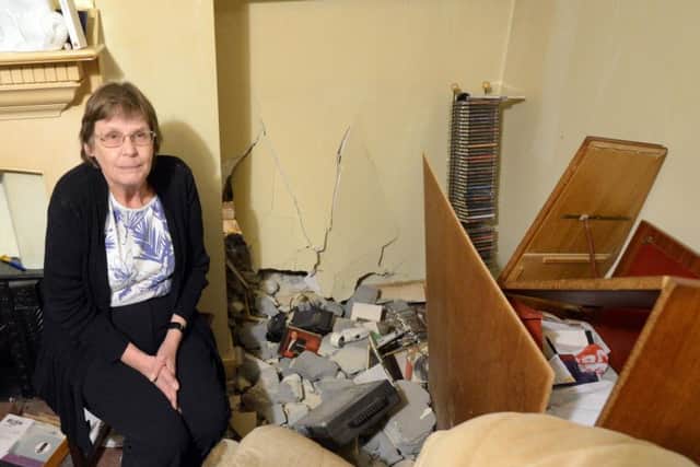 Joan Blackwood, 62, from Surrey Street, Littlehampton, next to where the car crashed into her living room
