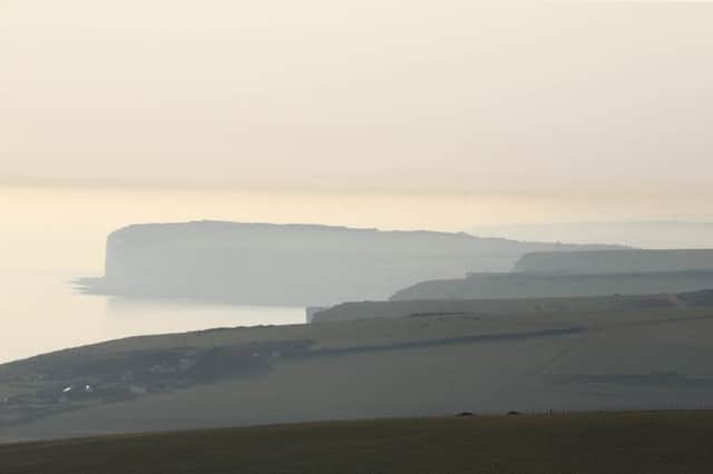 The mysterious gas descended on Birling Gap in August 2017, photo by Eddie Mitchell