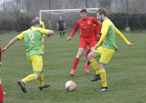 Westfield on the ball during their 3-2 win over Littlehampton United. Pictures by Simon Newstead