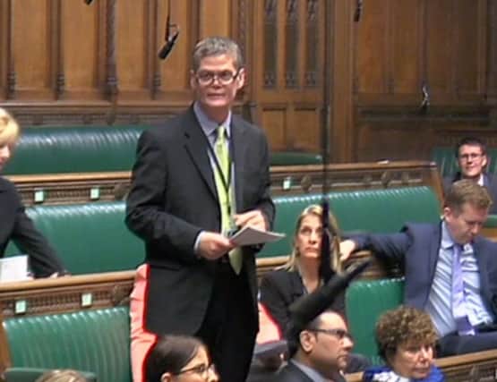 Stephen Lloyd MP challenged the Health Minister Steve Brine MP in Parliament this week over lowering the bowel screening age