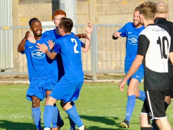 Shoreham have had plenty to celebrate since Curtis Foster took charge. Picture: Stephen Goodger