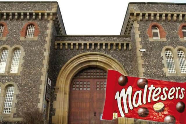 Two members of the family are accused of attempting to bring the illegal drug spice into Lewes Prison concealed in Maltesers packets (stock image)