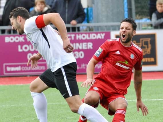 Alex Parsons is a doubt for Worthing's clash against Lewes. Picture Stephen Goodger