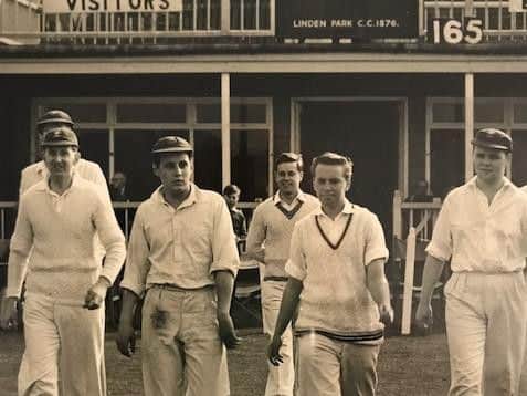 Roger playing for Linden Park Cricket Club