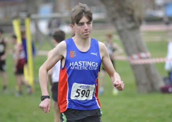 Under-17 men's race winner George Pool. Pictures by Simon Newstead