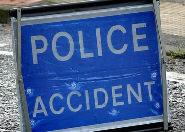 The A2280 has been partially blocked after a collision