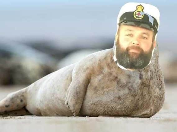 Littlehampton's seal has been named after RNLI helmsman Gavin Simmons. Picture: Littlehampton Harbour